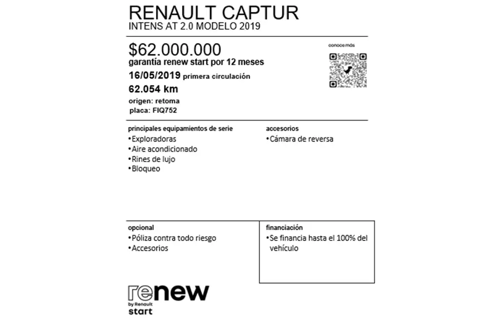 CAPTUR INTENS 2.0 L AT ULC 13
